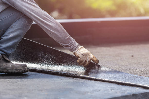 Professional Exterior Waterproofing technician working in Portage, OH